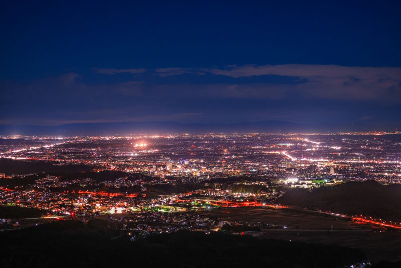 伊勢志摩スカイラインの写真「一宇田展望台からの夜景」