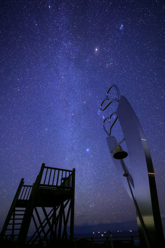 鵜倉園地の写真「冬の天の川」