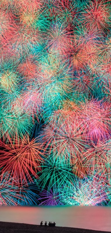 熊野大花火大会の写真「夜空を彩る花火」