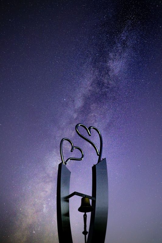 鵜倉園地の写真「夏の天の川」