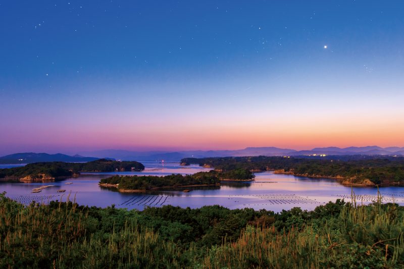 ともやま公園（桐垣展望台）の写真「ともやま公園の星空」