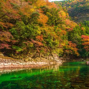 香落渓の写真