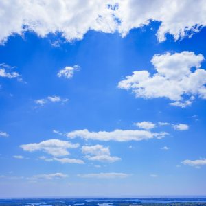 横山展望台の写真「天空のような青空と英虞湾」