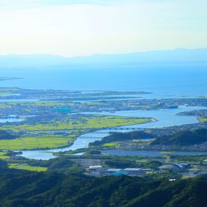 伊勢志摩スカイラインの写真「勘吉台から眺める伊勢湾」
