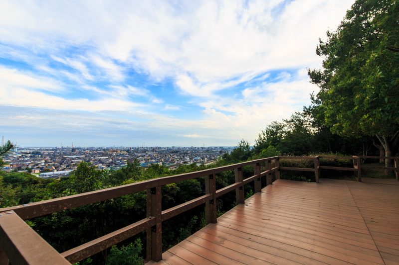 四日市コンビナートの写真「垂坂公園の展望広場」