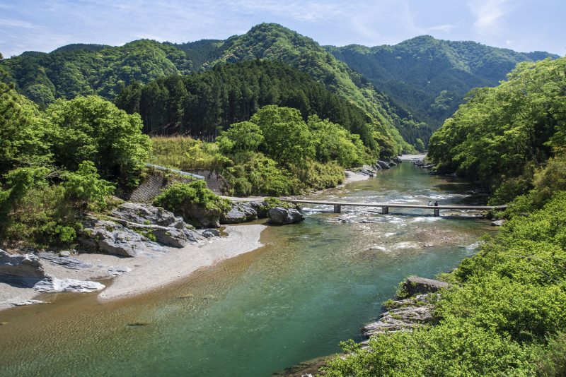 香肌峡の写真「飯高の沈下橋」